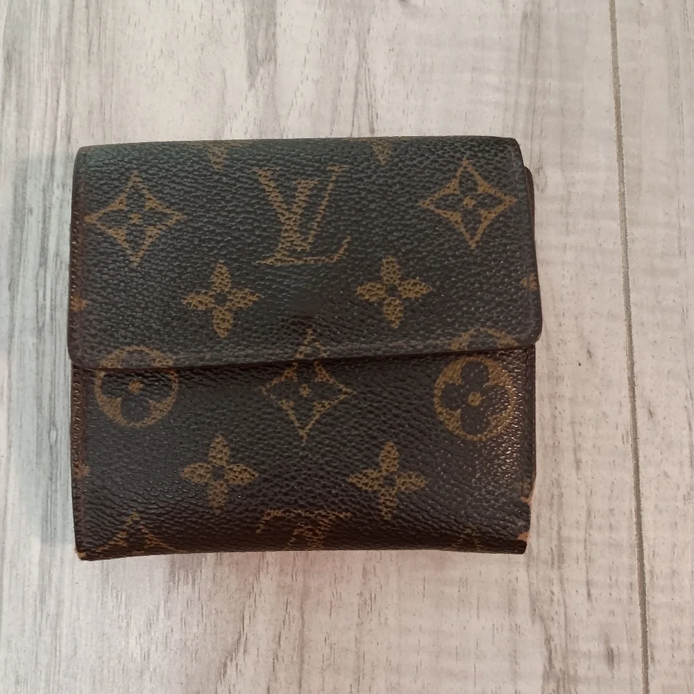 Authentic LOUIS VUITTON Monogram Portefeuille Elise Wallet